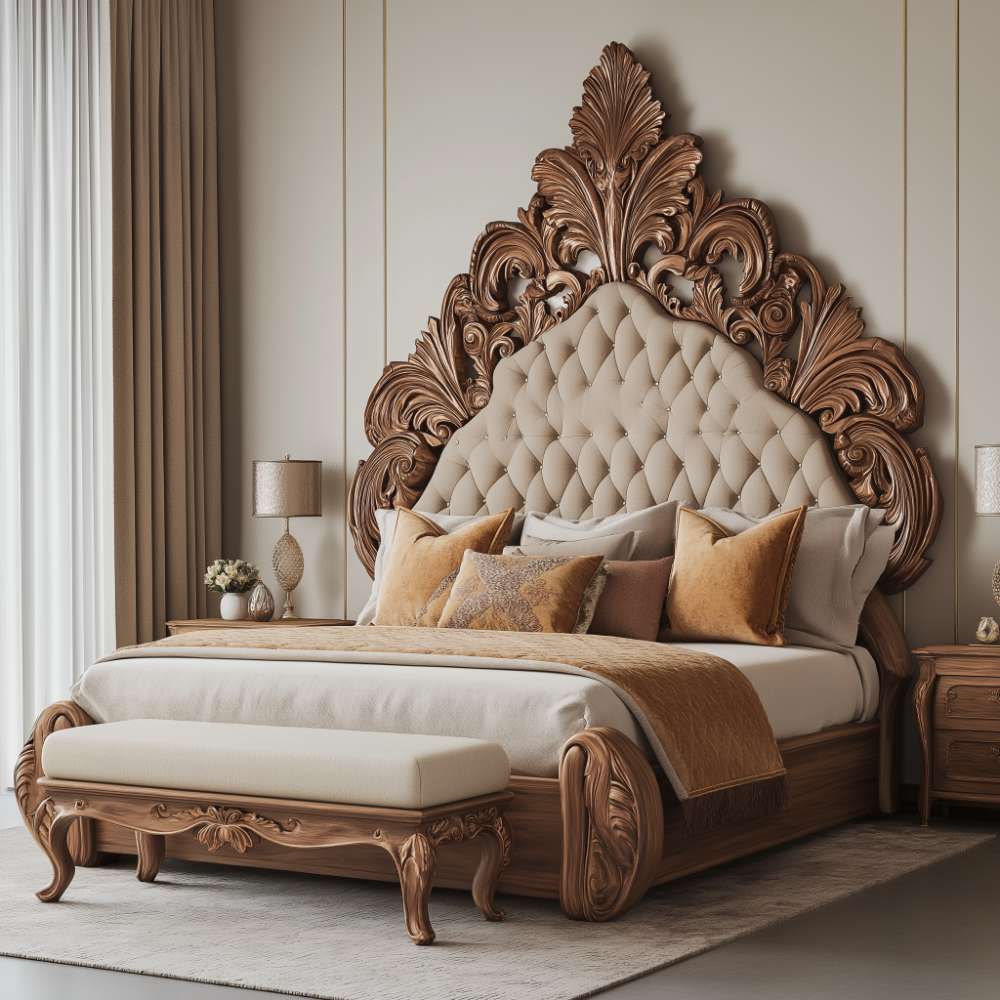 Carved Bed